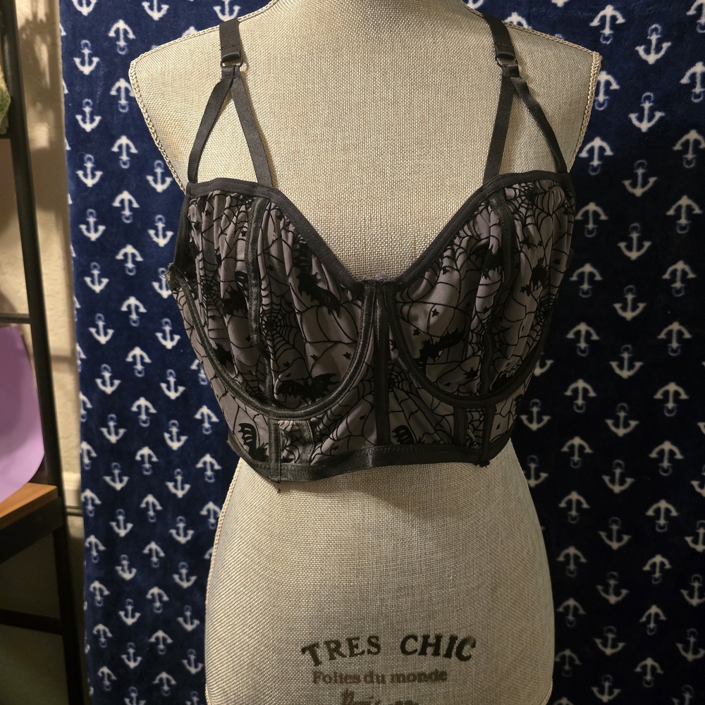 Torrid Black Lace Bra Intimates